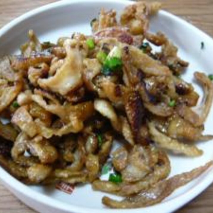 鶏皮のかりかりつまみ